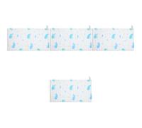 Toyvian 4pièces Serviettes Pour Garçon Fille Débarbouillettes Douces Et Absorbantes Avec Motifs De Dessins Animés Idéales Pour Bain Bavoirs Et Essuyage Des Mains Et Visages Des