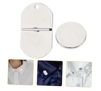 Toyvian 5 paires Broche Aimantée Convertisseur Support Magnétique Réutilisable pour Vêtements Boucle Anti-perforation Accessoire Fixation Décolleté