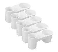 Toyvian 5 Pièces Bec Verseur Automatique pour Oiseaux Abreuvoirs Blanc pour Cages à Oiseaux Accessoires pour et Vos