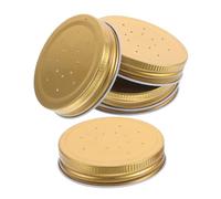 Toyvian 5 Pièces Bee Hive Feeder Lids Metal Replacement Caps For Bee Watering Station Multifunctional Entrance Feeders And Enhancing Hive Security