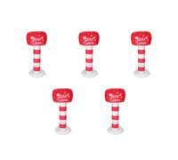 Toyvian 5 Pièces Boîte aux Lettres Gonflable du Père Noël 42 Pouces PVC
