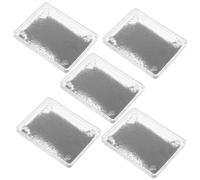 Toyvian 5 Pièces Boîte de Limaille de Fer Magnétique Outils pour Expériences Scientifiques Classe pour Magnétisme et Enseignement de Physique