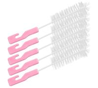 Toyvian 5 Pièces Brosse de Nettoyage pour Appareils Auditifs, Petite Brosse Tubulaire en Nylon et Plastique, pour Nettoyer les Conduits D’aération et L’entretien des Couleur Aléatoire
