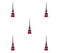 Toyvian 5 Pièces Décoration de Sapin de Noël en Plastique, Étoile Finale