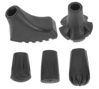 Toyvian 5 pièces Embouts Caoutchouc Antidérapants pour Bâtons de Randonnée Protection Amortissante pour Béquilles et Trekking Kit Durable et Adaptable