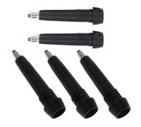 Toyvian 5 Pièces Embouts Universels pour Bâtons de Randonnée Ski en Acier Tungstène Léger et Résistant pour Aventures en Plein Air, Compatibles avec Bâtons de Marche et Bâtons