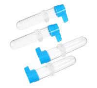 Toyvian 5 Pièces Fontaine à Perroquet Distributeur d'eau pour perruches Alimentation Bec Abreuvoir Oiseau Bouteille d'eau étiquette de Bouteille d'eau Perroquet Plastique