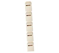 Toyvian 5 pièces Miniature Bois Boîte Aux Lettres Décorative pour Maison de Poupée Accessoire Mobilier Miniature et Créatif Modèle Compact pour