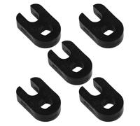 Toyvian 5 Pièces Outil D'installation Démontage du Noyau de Valve de Vélo Français en Plastique Noir, pour Réparation de Pneus, pour Passionnés et Professionnels du Vélo