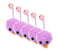 Toyvian 5 Pièces pour Chat Chaton Attrapant Un De Souris Chaton Joue à l'exercice De Poursuite Farci Jouets Interactifs pour Chat pour Cloche Peluche Jouer Peluche