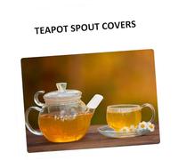 Toyvian 5 pièces Protections de Bec de Théière Silicone Antigoutte Résistantes Chaleur Accessoires pour Bouilloire Lot de Compatible avec Théière et Gourde Prévention des Fuites et