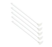 Toyvian 5 pièces Spatule Grattoir Bouteille à Long Manche Multifonction Ustensile Cuisine Pâtisserie Flexible pour Extraire Dernière Goutte Compatible Confiture Ketchup Cosmétiques