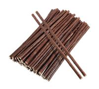 Toyvian 50 Bâtonnets de Bois Naturels pour Loisirs Créatifs - Brindilles Longues de 25 CM - Branches Décoratives Rustiques pour Bricolage Décoration Bohème et Projets Artisanaux