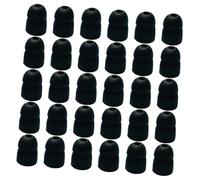Toyvian 50 Embouts Invisibles en Silicone pour Écouteurs sans Fil Taille S Petite Couleur Noire Accessoires Anti-Fuites Confortables pour Sport Appels et Écoute Quotidienne