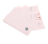Toyvian 50 Fiches de Recettes en Papier Kraft Cartes Pratiques pour Notes Culinaires Format Compact pour Usage Quotidien et Mariages