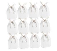 Toyvian 50 pièces Boîte à Bonbons Hexagonale Papier Kraft pour Mariage et Fêtes Petites Boîtes à Dragées Élégantes pour Cadeaux et Friandises Favor Boxes pour Événements