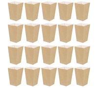 Toyvian 50 Pièces Boîte Popcorn Carton Style Cinéma Boîte Bonbons et Snacks pour Fête Anniversaire Mariage et Shower Matériau Papier Résistant et Décoratif