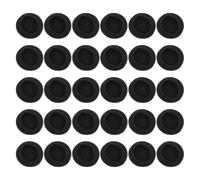 Toyvian 50 Pièces Coussinets d'oreille Coussinets de Remplacement Confortables et Précis Noirs en Mousse à Mémoire de Forme pour Casques et Téléphones de Bureau, Usage Bureau ou Maison