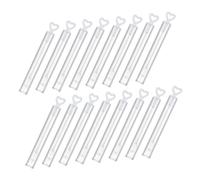 Toyvian 50 pièces Flacons à Bulles Vides Forme de Tube avec Baguettes Cœur pour Mariage Fête Garçon Fille Souffleurs à Bulles Savon