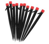 Toyvian 50 pièces Garden Irrigation Drip Emitters with Adjustable Holes Spike Misting Nozzle for Efficient Watering in Greenhouses and Farms