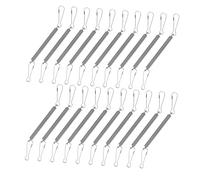 Toyvian 50 pièces Lot de Clips à Ressort Acier Inoxydable pour Fixation Bouteille Eau Compatible Cages à Fils pour Hamsters et Petits Animaux Pratique et Compacte pour Alimentation et