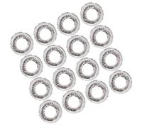 Toyvian 50 pièces Lot de Protections Anti-Huile Aluminium Rondes pour Gazinière et Plaque Induction Jetables avec Pré-découpé pour Brûleur Entretien Facile et Protection