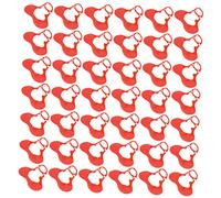 Toyvian 50 pièces Lunettes pour Volaille Protection Bec Renforcée Équipement Agricole pour Canards et Canards Mulards Réduit Blessures Consommation Alimentaire