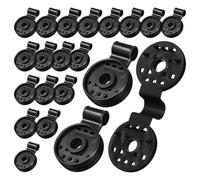 Toyvian 50 Pièces Pinces De Fixation pour Filets D'ombre Clips pour Auvent Filets De Protection Solaire Supports pour Stores Et Rideaux De Jardin