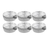 Toyvian 50 Pièces Plat de Pesée en Feuille D’aluminium 60ml Poignée | Empilable, Léger et Jetable, Usage Pharmaceutique et Chimie Analytique, pour Liquides et Granulés