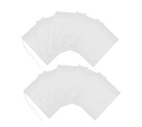 Toyvian 500 Pièces Sachets à Thé Réutilisables avec Cordon Sacs Filtre Fin pour Vrac Infusion Épices Filtration Lait Amande et Cuisine Polyvalente