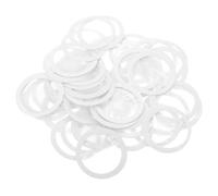 Toyvian 50pcs Membranes de Flûte pour Kazoo en Abs, Accessoires Pratiques et Sûrs pour Accompagnement Guitare et Ukulélé