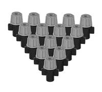 Toyvian 50pièces Buse Pulvérisateur Plastique pour Système Irrigation Agricole Goutteur De Jardin Brumisateur Fin Et Uniforme pour Économie Eau Arrosage Et Ciblé