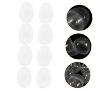 Toyvian 50pièces Coquille Œuf Pour Distributeur Automatique Balle Vide Plastique Transparente Balles à Remplir Pour Jeu Et Cadeau Lot