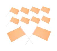 Toyvian 50pièces Lot De Petits Drapeaux Sur Bâtons Vierges Pour Décoration De Fête Jardin Événement Craft