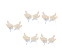 Toyvian 5paires Moufles Anti-griffures Pour Garçon Fille Gants Confortables Nés La Succion De Doigts Réglables Et Respirants