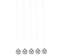 Toyvian 5pièces Billes Acier pour Pendule de Newton Billes Métalliques de Décoration de Bureau Scientifique pour Démonstration de Mouvement Cinétique
