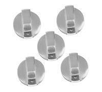 Toyvian 5pièces Bouton De Commande De Cuisinière à Gaz Alliage De Zinc Lot De Boutons De Brûleur Remplacement Pour Marche Arrêt