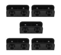 Toyvian 5pièces Connecteurs de Tente Plastique Coudés Résistants au Vent Accessoires de Fixation pour Poteaux de Canopée Kit de Raccords pour Camping et Pique-