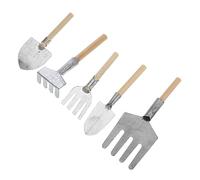 Toyvian 5pièces De Jardinage Miniatures Multifonction pour Bonsaïs Outils De Plantation Domestique avec Manches De Jardinage pour Petites Plantes Vertes