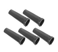 Toyvian 5pièces Lot de Embouts pour Houe De Jardin Manchon De Rechange pour Manche Bois Raccord Acier pour Outils De Désherbage Et Cultivateurs