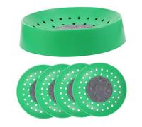 Toyvian 5pièces Lot de Nids Plastique pour Pigeons Tapis pour Bol Fournitures pour Oiseaux De Compagnie Adapté à Certaines Cages Simple Et Facile à Installer