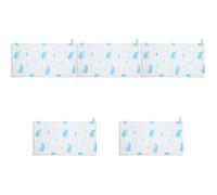 Toyvian 5pièces Serviettes Pour Garçon Fille Débarbouillette Imprimée Douce Et Absorbante Serviette De Bain Multifonctionnelle Pour Nourrissons Modèle Whale