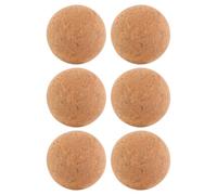 Toyvian 6 Pièces Accessoires Liège pour Table Foot Lot de Balles Robustes et Durables pour Jeux de Loisirs à Domicile