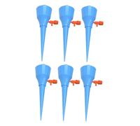 Toyvian 6 Pièces Arroseurs à Système Automatique pour Jardin Goutteur Débit Réglable Arroseur Plantes Automatique Extérieur