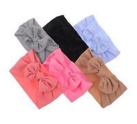 Toyvian 6 Pièces Bandeau Bandeaux à Nœud Pour Bandeaux Fille Enfant En Bas Âge Fille S'incline Bandeau De Fille De Fleur Bandeaux Fille Arc Casque Arcs De Nylon