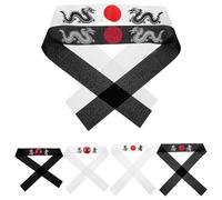 Toyvian 6 Pièces Bandeau Ninja Sushi Bandeau Samurai Bandana Karaté Bandana Pour Le Costume Samurai Bandband Pour Costume Accessoires De Karaté Polyester