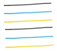 Toyvian 6 Pièces Bandes Antidérapantes pour Lot de Bandes Grip PU pour Tennis Badminton Absorbantes Réutilisables de Glissement Protection Poignées