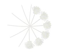 Toyvian 6 pièces Bâtons Diffuseurs Rotin Parfumés Accessoires de Remplacement pour Diffuseur de Parfum Ambiance Maison Fleurs Artificielles Décoratives pour Chambre et Mariage