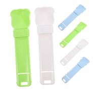 Toyvian 6 Pièces Cat Strip Squeeze Spoon Kit Portion Control Feeder for Wet Food and Liquid Treats Easy to Clean and Space Saving Design