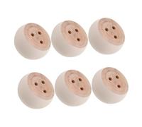 Toyvian 6 Pièces De Canapé en Bois Canape Lit Pied De Bureau Pattes De Meubles en Bois Pieds D'armoires Cuisses De Table Basse Pattes De Mobilier De Bricolage White